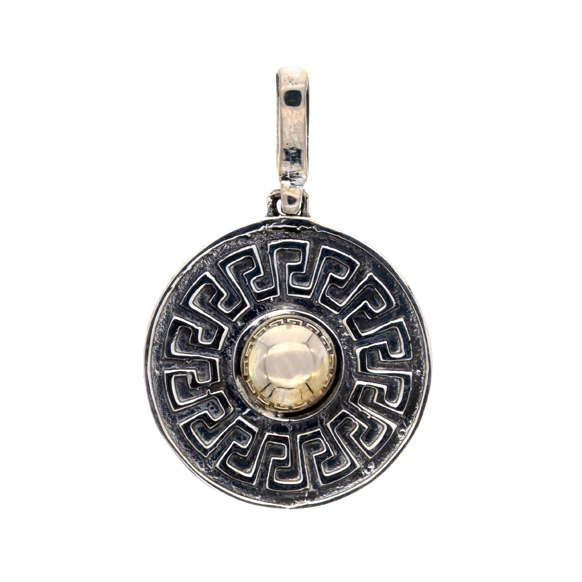 Colgante de plata 925 y double en oro 18 ktes. 