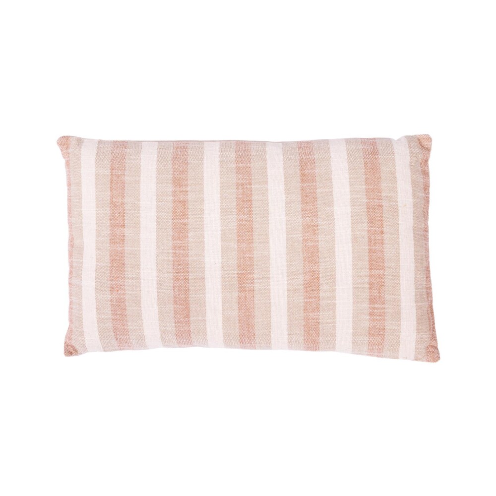 ALMOHADON ALGODON NATURAL-BEIGE TRES RAYAS BEIGE