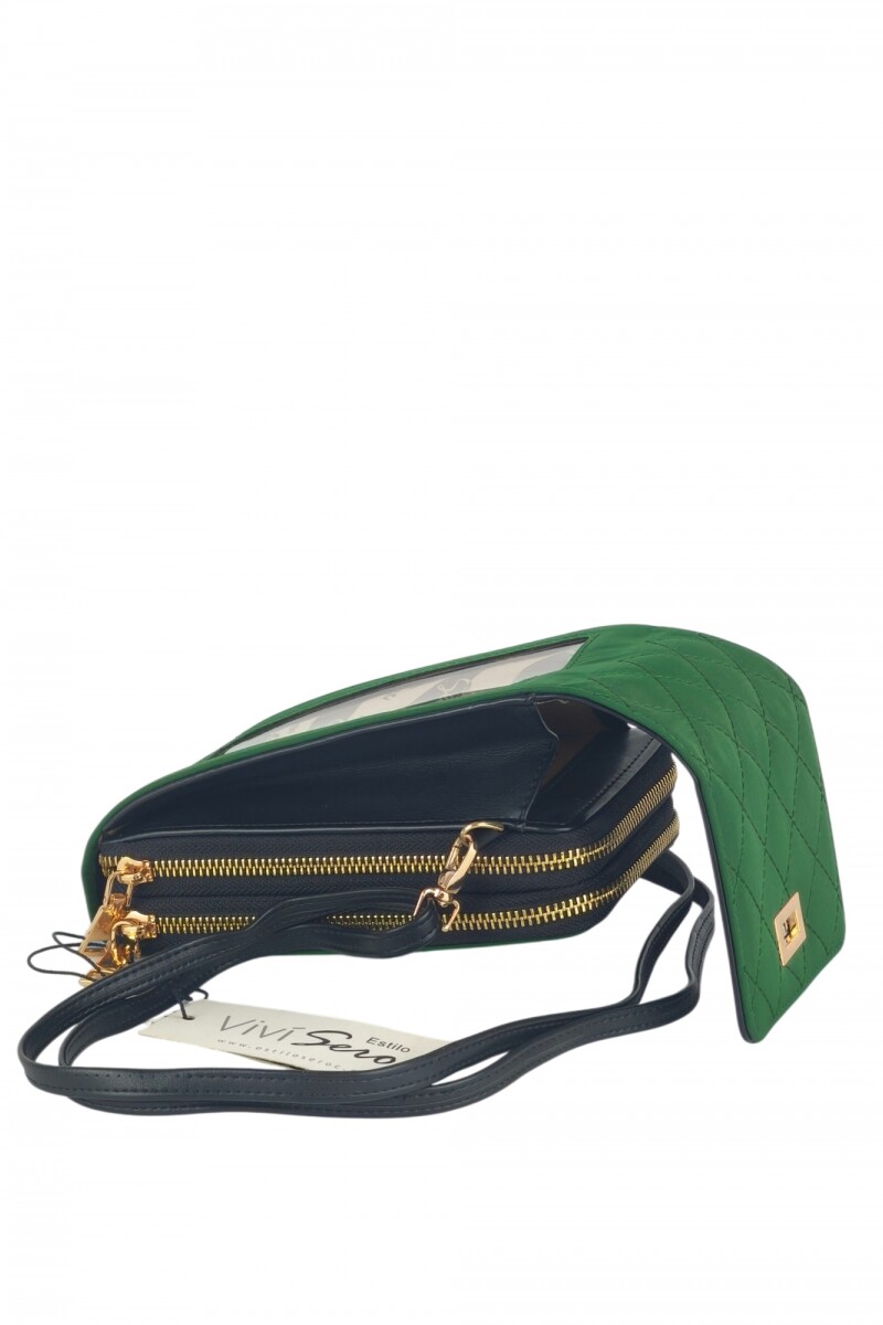 Porta celular verde