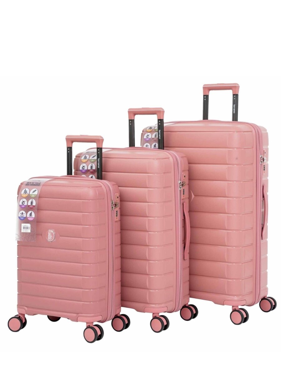 Set Valijas Panam - Rosa 