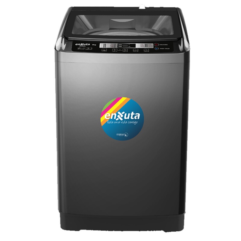 LAVARROPA AUTOM. CARGA SUPERIOR 8 KG ENXUTA BOMBA Y TAPA DE VIDRIO LAVARROPA AUTOM. CARGA SUPERIOR 8 KG ENXUTA BOMBA Y TAPA DE VIDRIO
