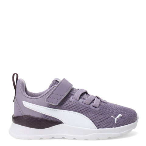 Championes Infantiles Puma Anzarun Lite Kids Violeta - Blanco