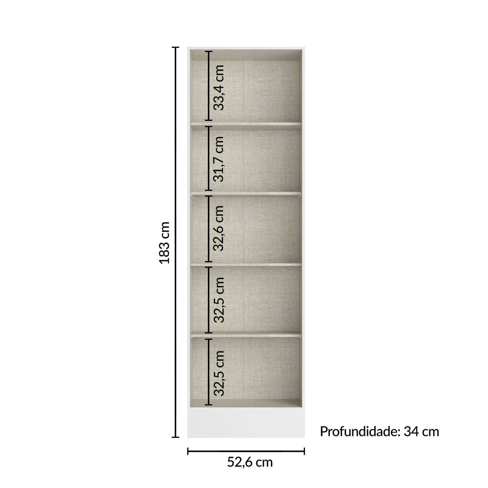 PLACARD MULTIUSO 2 PUERTAS MDP BLANCO NEW SPACE