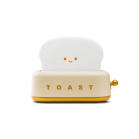 Lampara veladora diseño de tostadora Amarillo