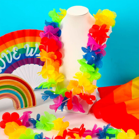 Set N°58 Cotillón Collares Hawaianos Fluor Neon X50 Set N°58 Cotillón Collares Hawaianos Fluor Neon X50