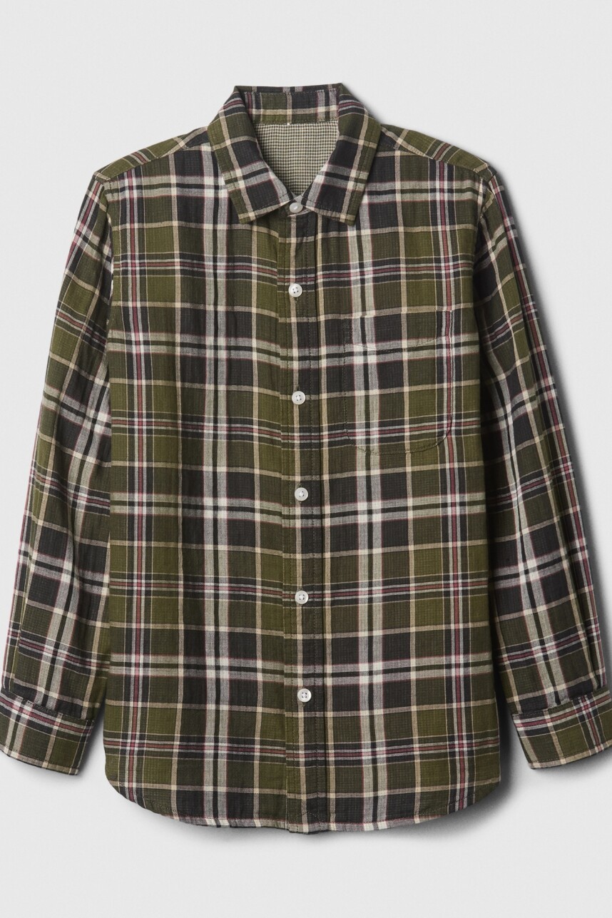 Camisa Manga Larga Niño Deep Depths Grn 190413