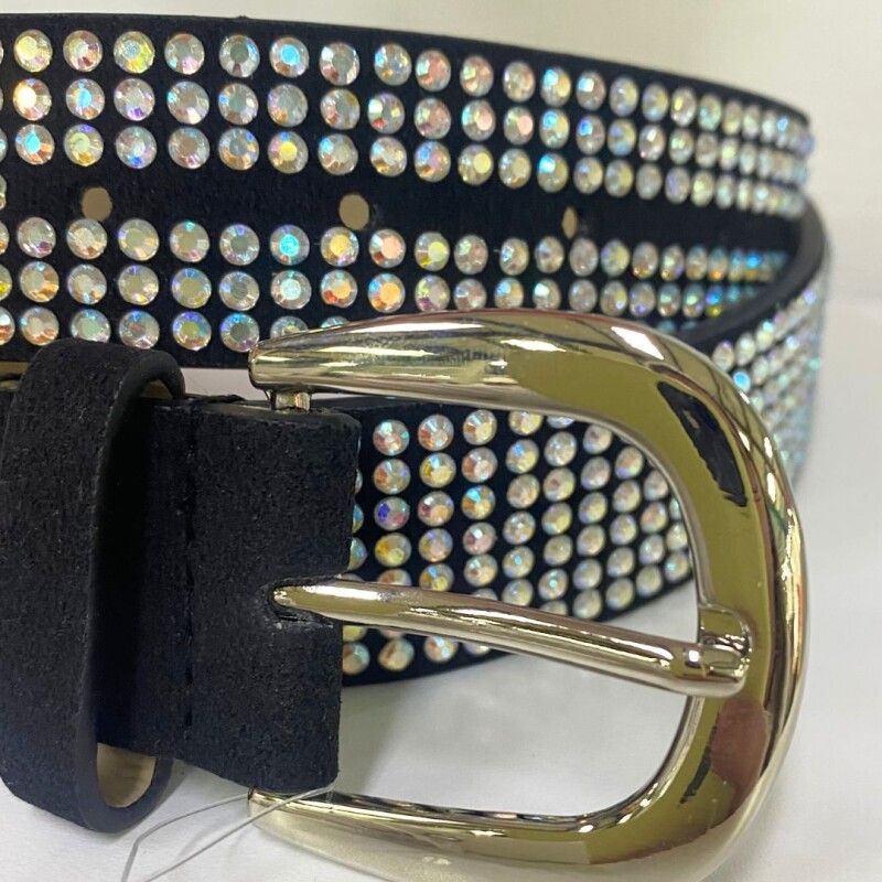Cinto con strass Black