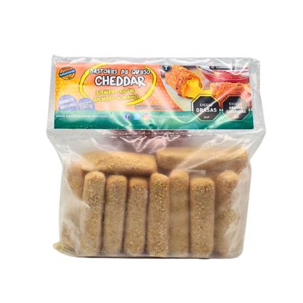 Bastones de cheddar - 500 g 