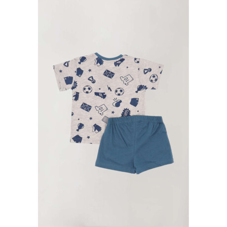 Pijama 1eros pasos soccer Gris