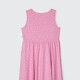VESTIDO INFANTIL SIN MANGAS ESTAMPADO ROSA