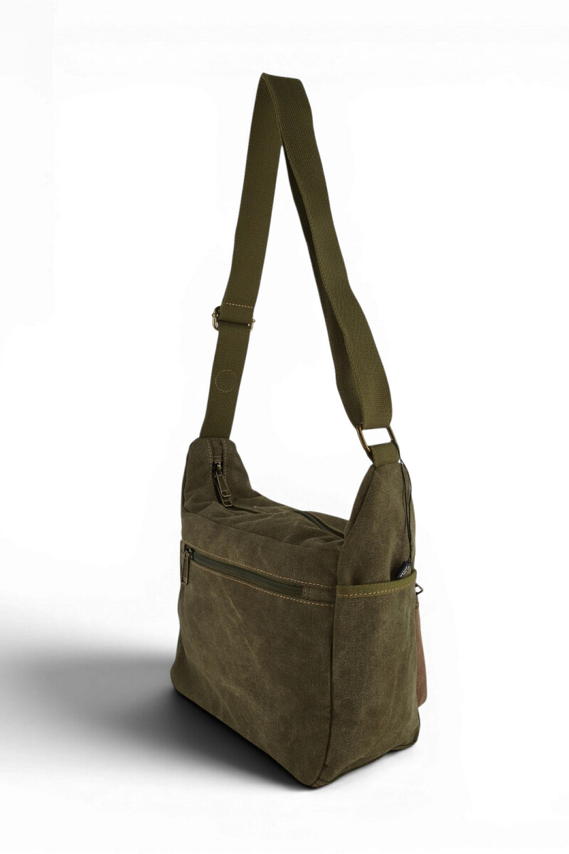Bolso morral mensajero Verde