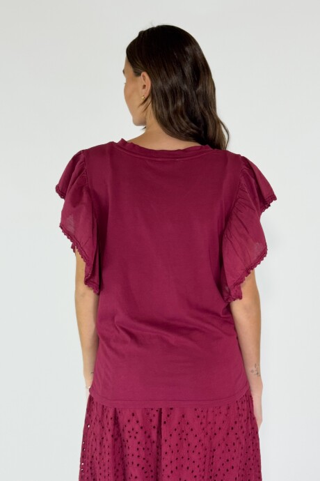 REMERA VELINO Bordo