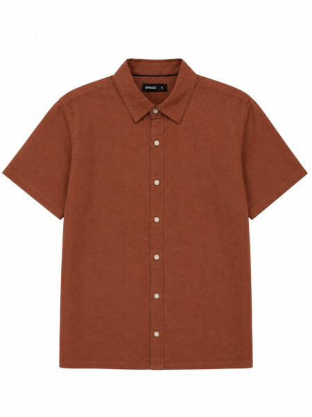 CAMISA IGNA MARRON