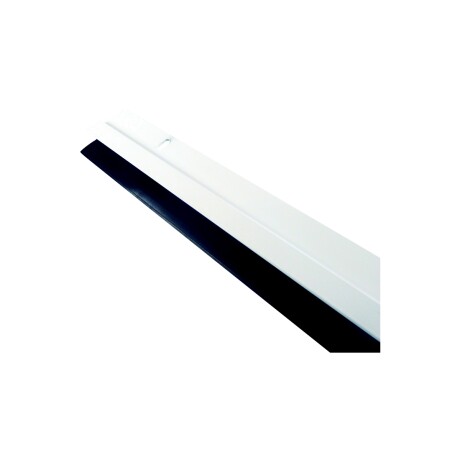 Zócalo de aluminio blanco para puerta - fijo - 1 mt SC Zócalo de aluminio blanco para puerta - fijo - 1 mt SC