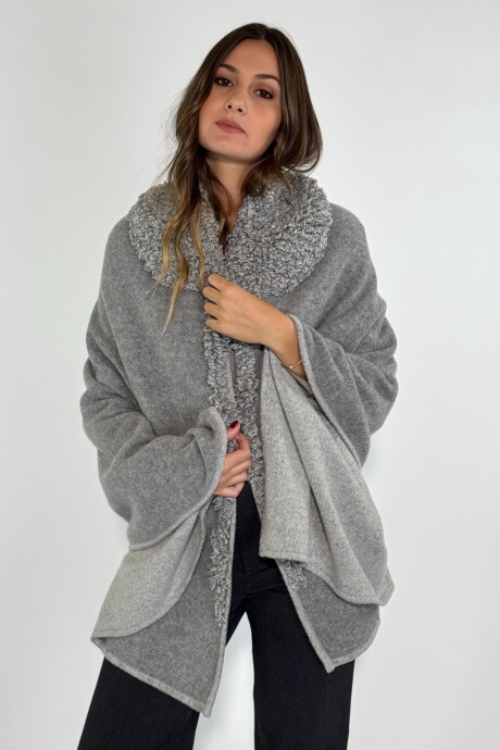RUANA GLENN Gris