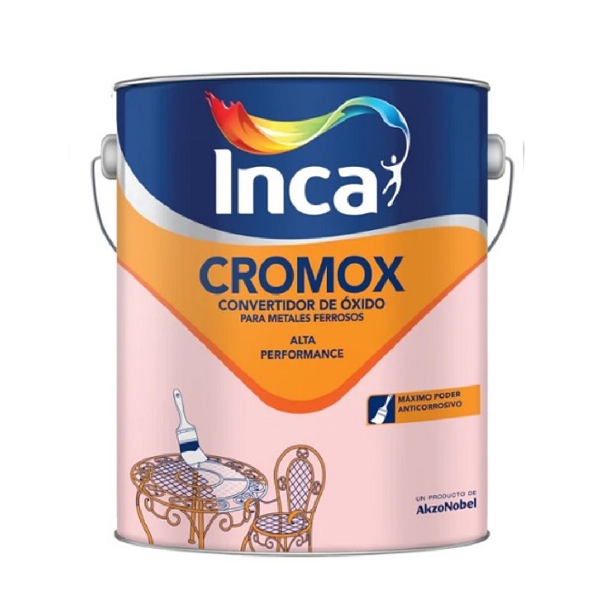 Cromox Fondo Anticorrosivo 4L Inca 