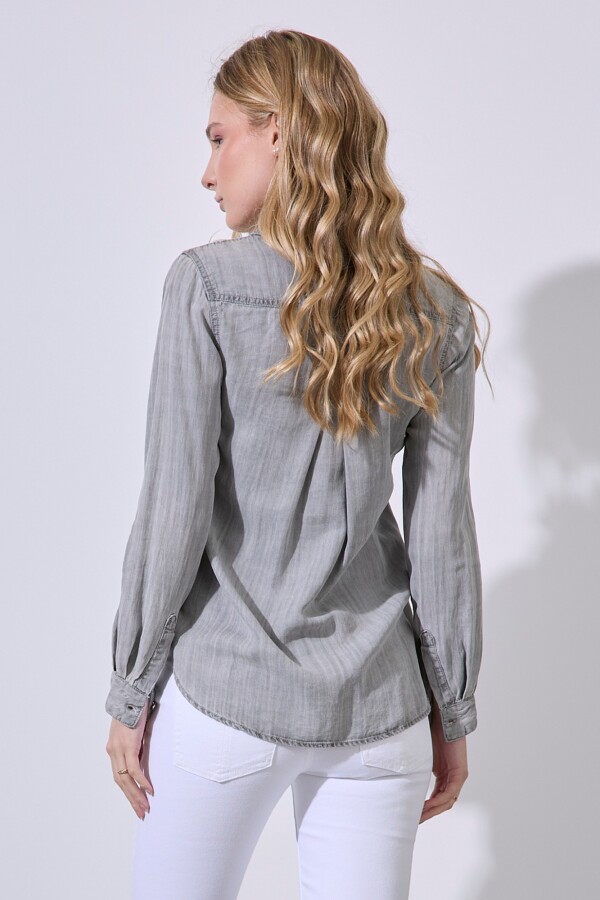 Camisa Tencel GRIS