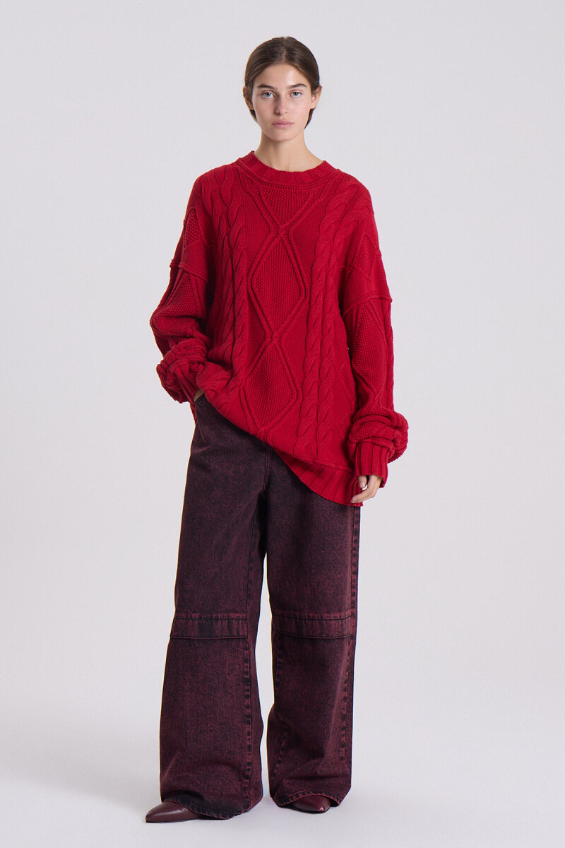 SWEATER MUSCA Rojo