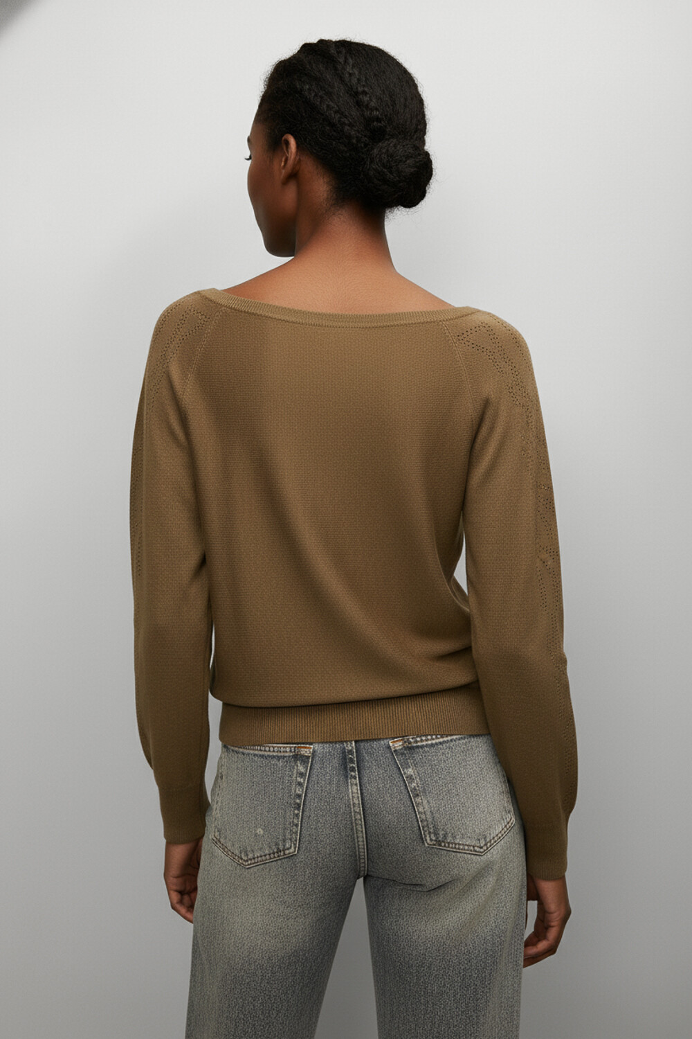 Sweater Defe Beige Oscuro