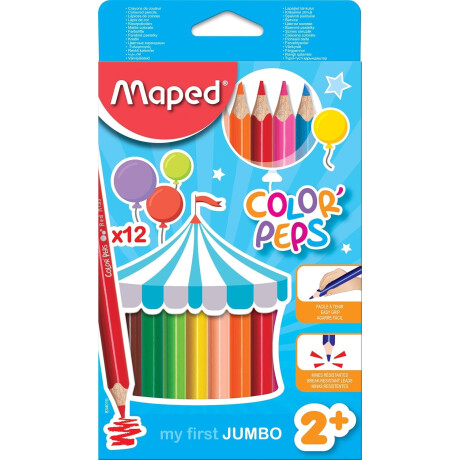 Colores Jumbo Maped Colorpeps X 12 Und Colores Jumbo Maped Colorpeps X 12 Und