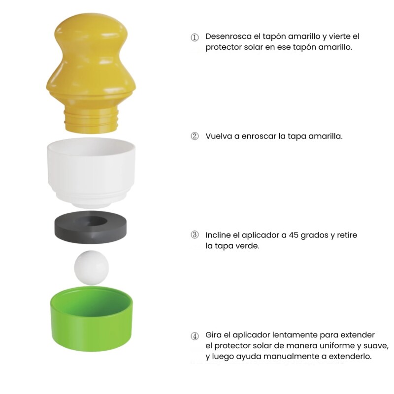 Aplicador De Protector Solar Happy Sun Aplicador De Protector Solar Happy Sun