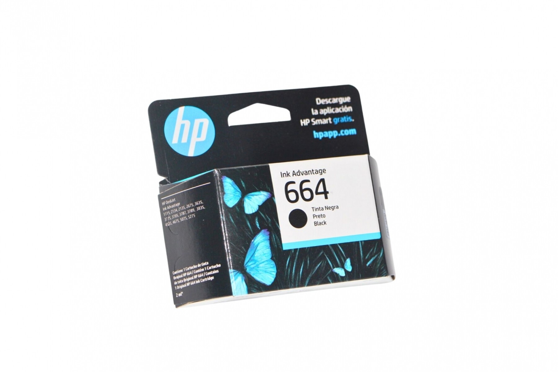 CARTUCHO HP 664 NEGRO 
