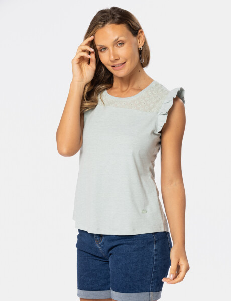 REMERA LISA Verde