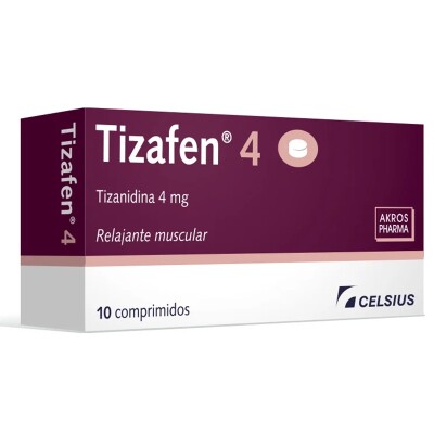 Tizafen 4 Mg. 10 Comp. Tizafen 4 Mg. 10 Comp.
