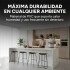 Placa PVC Símil Mármol Utilizables 2,2X1,22 Resistente 3Mm Mármol Blanco Gris Claro 2