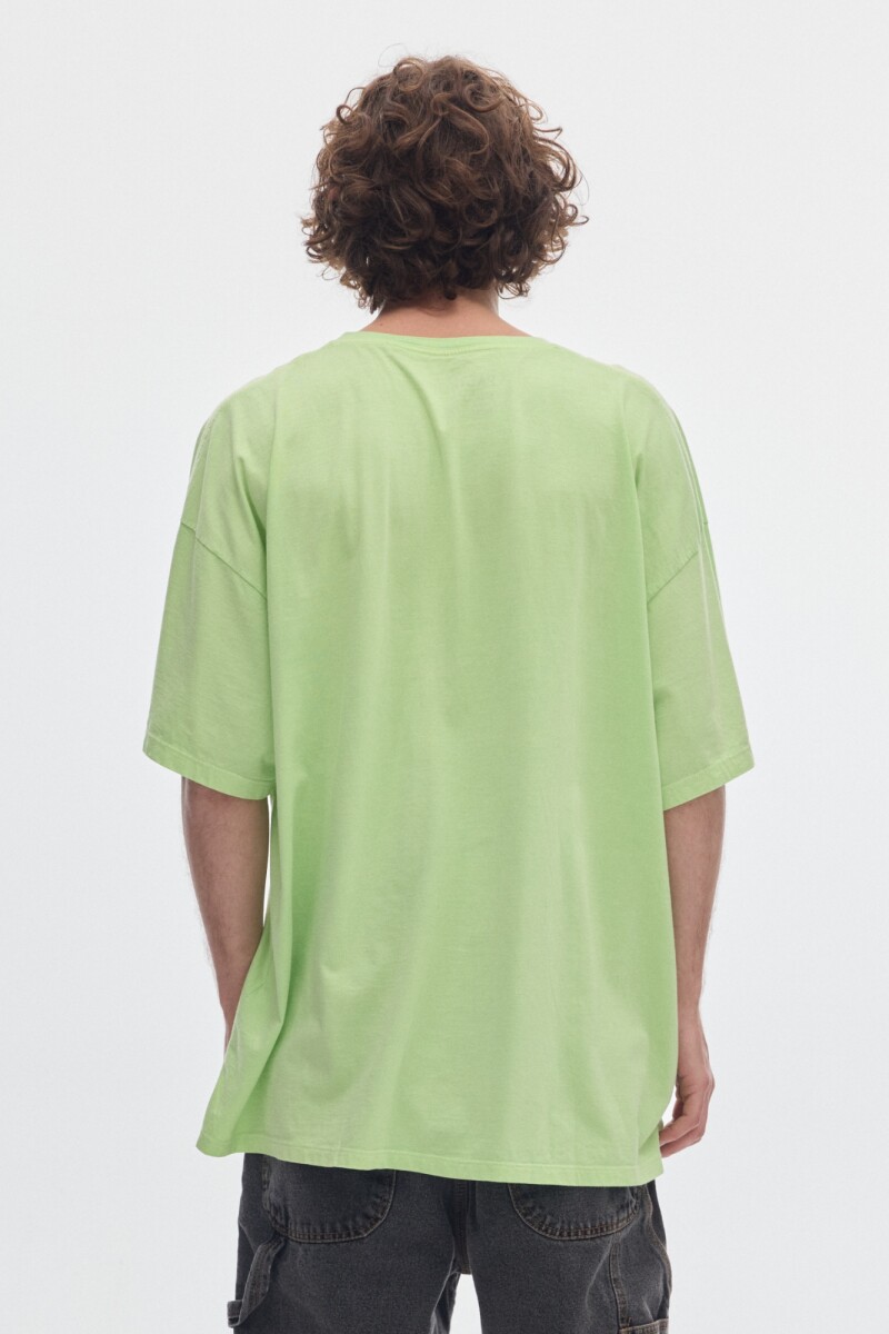 T-shirt Boxy Green