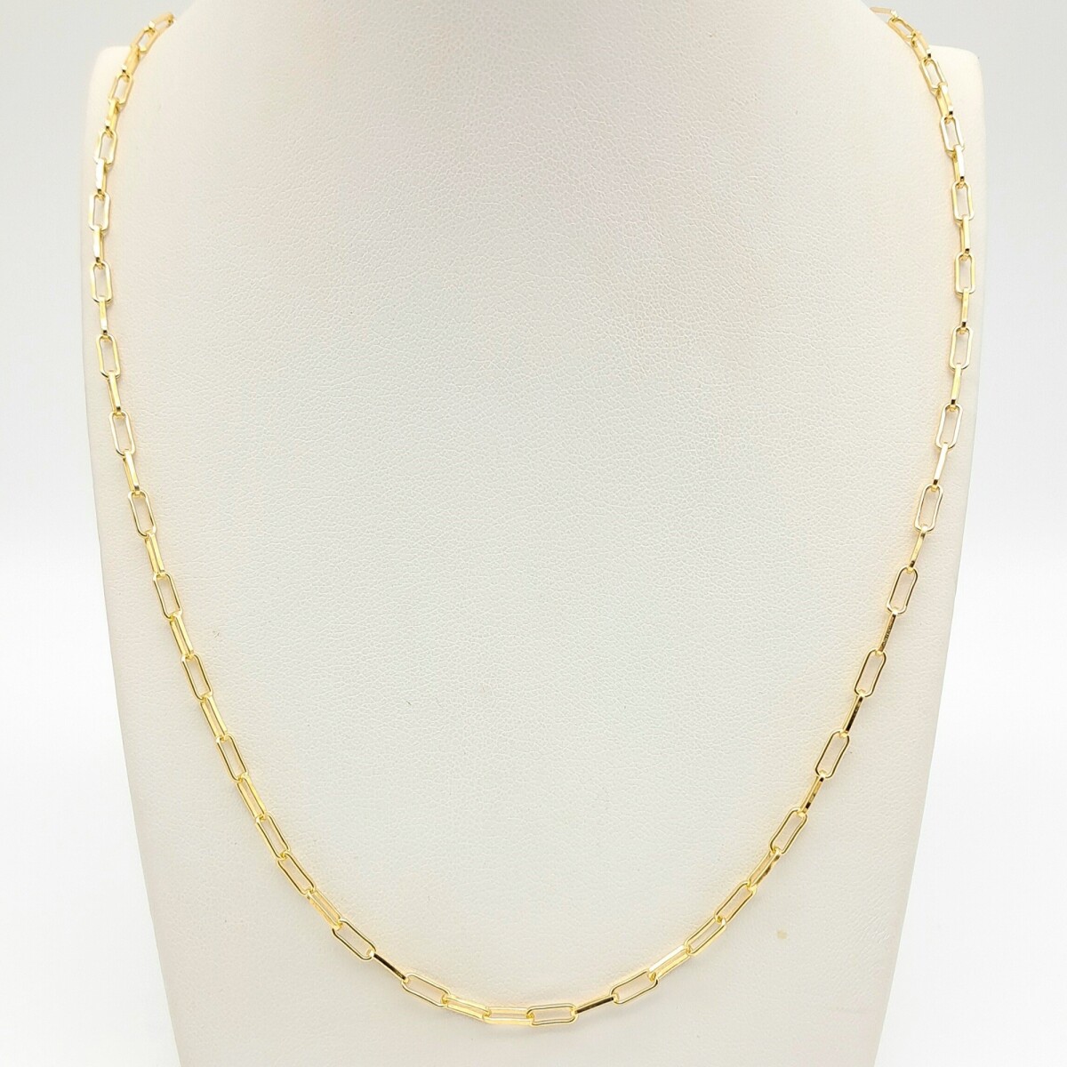 Cadena de plata 925 con baño de oro amarillo, LUNGATA. 