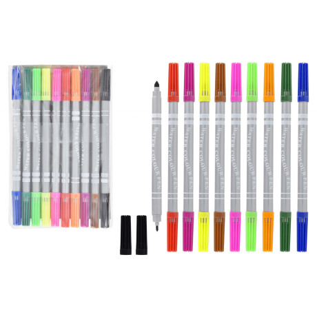 MARCADORES X10PCS DOBLE PUNTA MARCADORES X10PCS DOBLE PUNTA