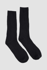 Medias de vestir sin elástico Negro