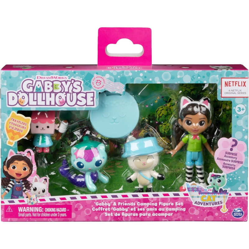 Gabby's Doll House Friends Figures Pack-Camping Gabby's Doll House Friends Figures Pack-Camping
