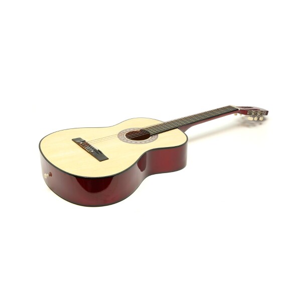 Guitarra Criolla Clasica Tamaño 4/4 39 Para diestros Con Estuche Funda Y Puas Imback Color Natural Guitarra Criolla Clasica Tamaño 4/4 39 Para diestros Con Estuche Funda Y Puas Imback Color Natural