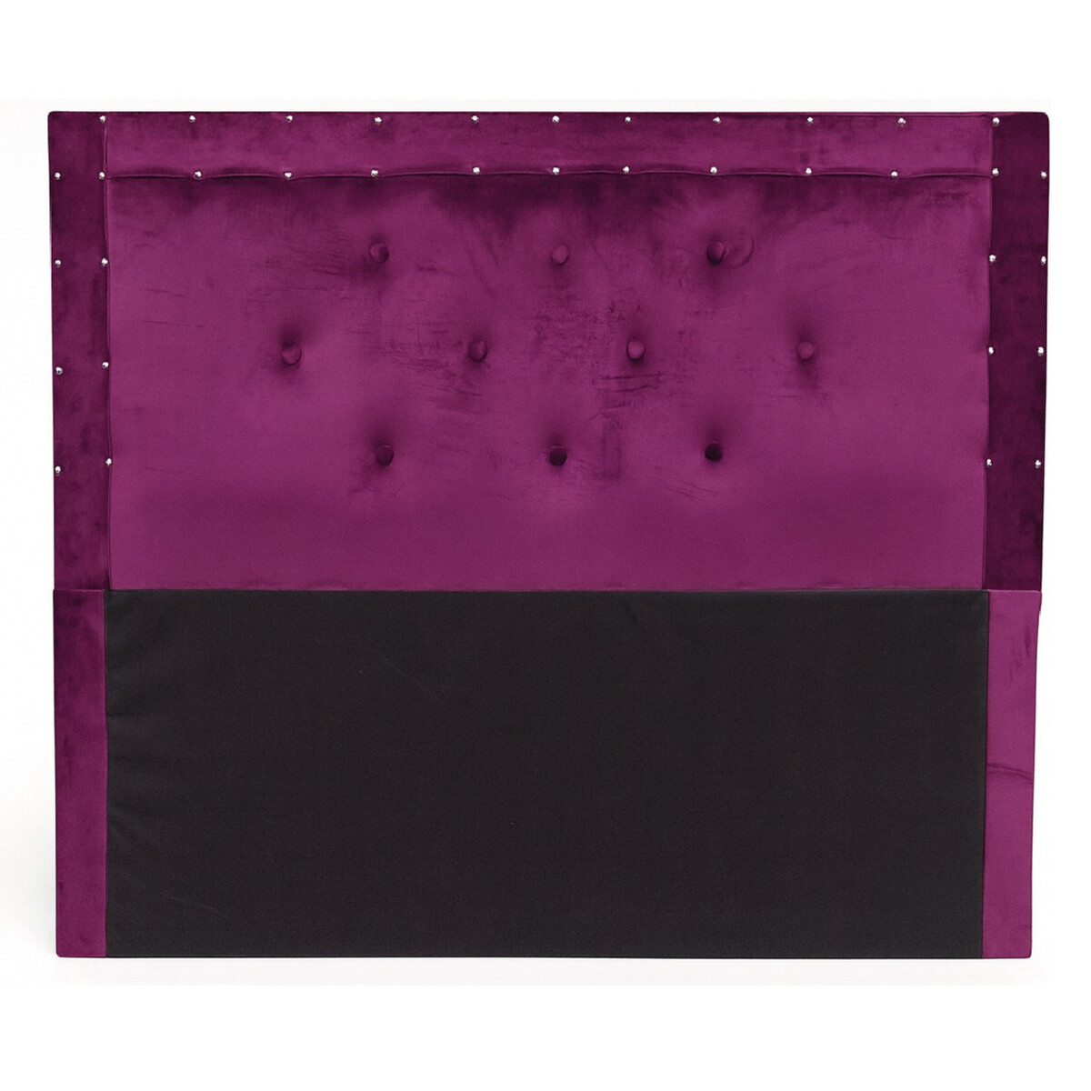 Respaldo De Sommier Ltc Relleno Con Guata Forrado En Suede Purpura 