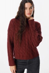 Sweater Liquen Bordeaux