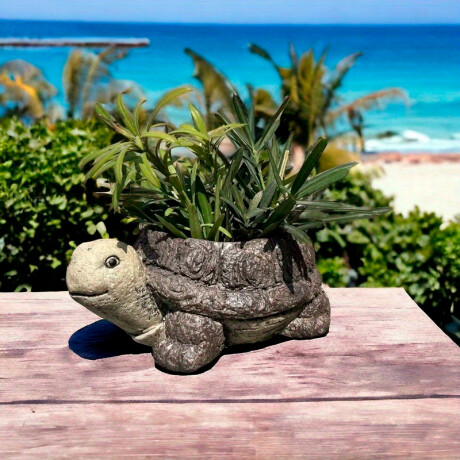 Porta Maceta Tortuga En Piedra Porta Maceta Tortuga En Piedra