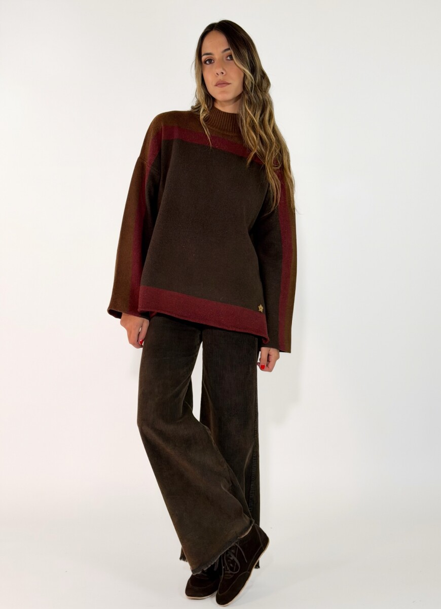 SWEATER ALICANTE - CHOCOLATE 