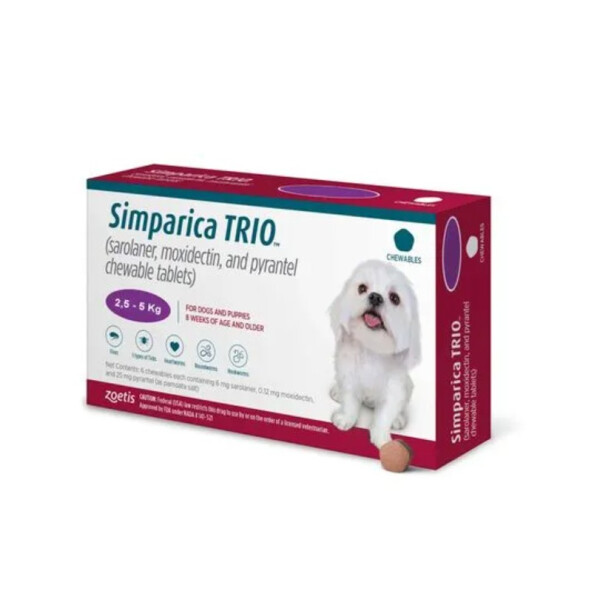 SIMPARICA TRIO 2,5 - 5 KG SIMPARICA TRIO 2,5 - 5 KG