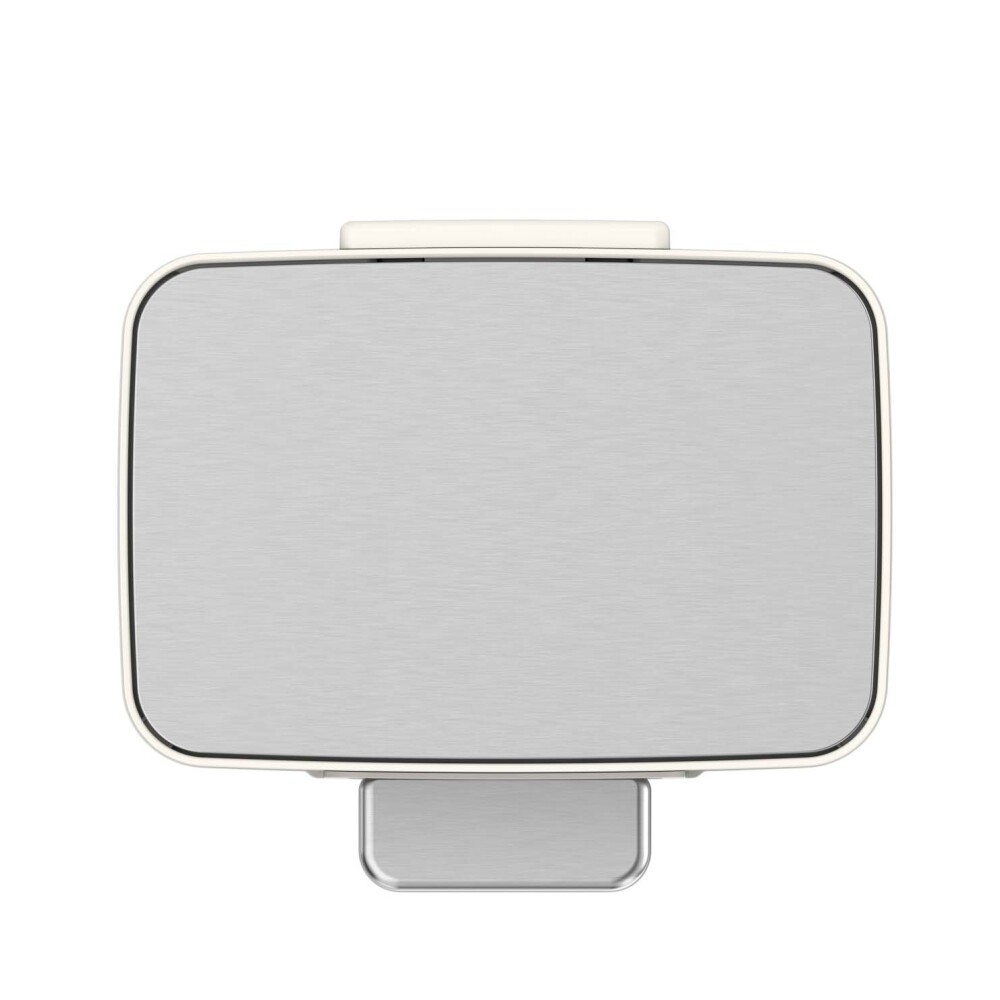 PAPELERA ACERO-INOXIDABLE BLANCO EK9161MMT