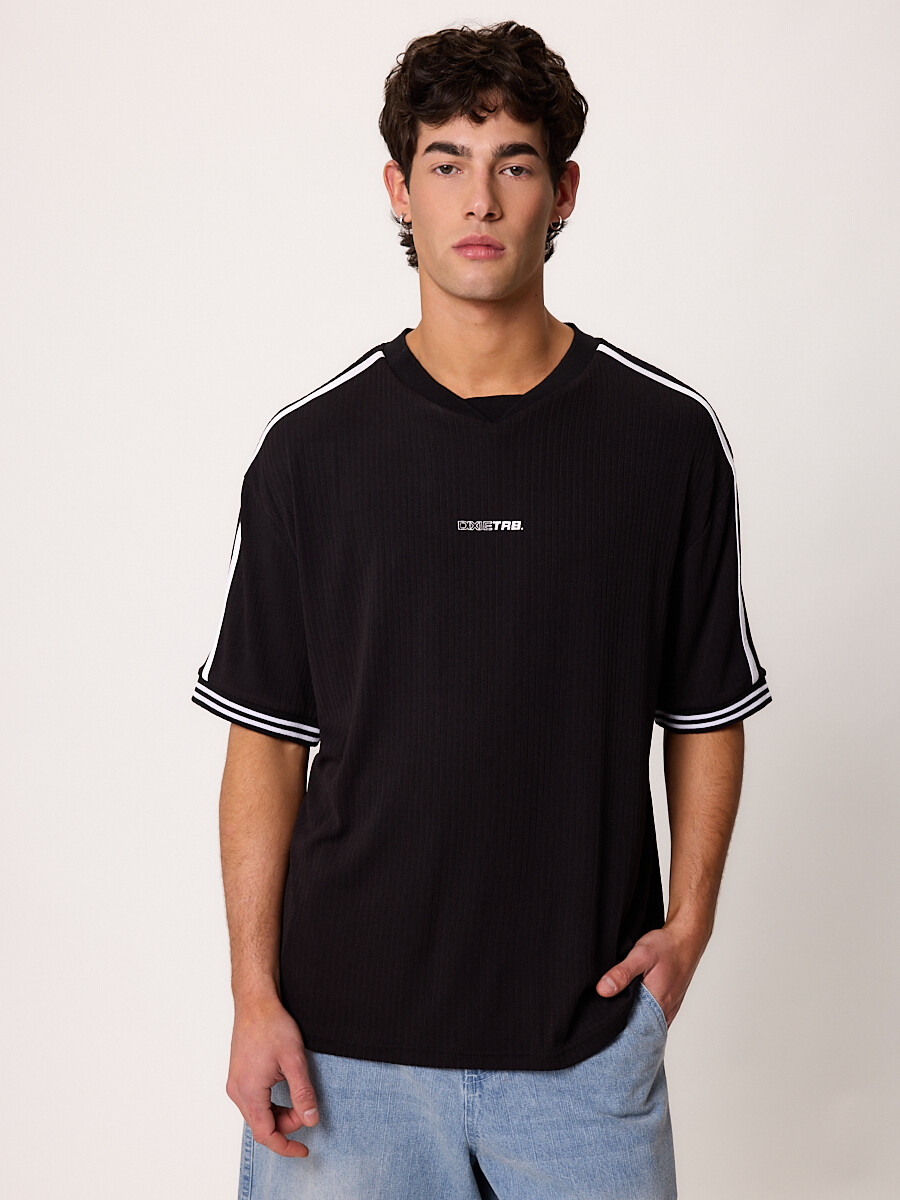 T-SHIRT M/C LAYI DIXIE Negro