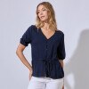 Blusa Algodon AZUL