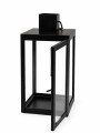 FANAL DE METAL CON VIDRIO NEGRO