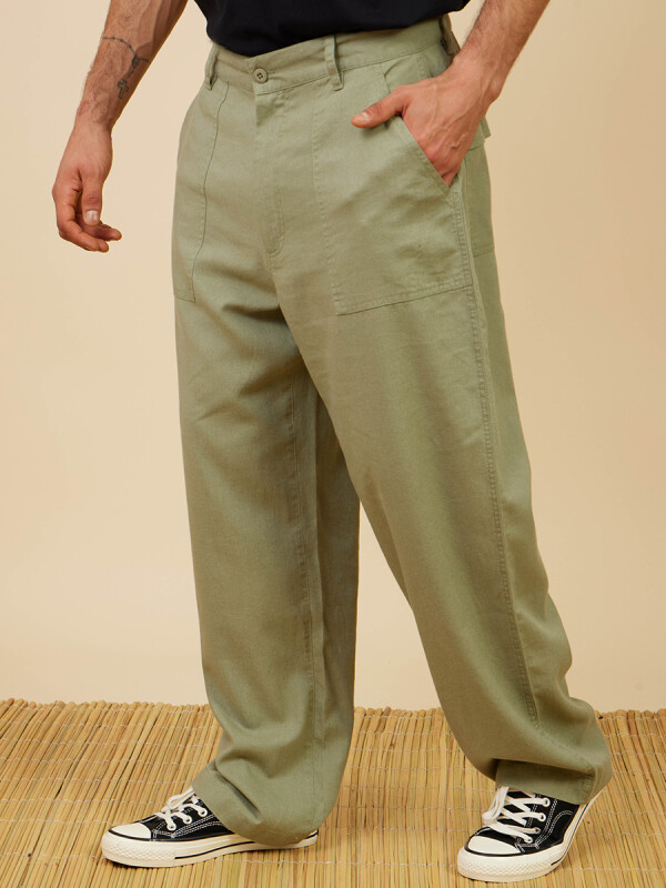 PANTALON CATTON RUSTY Verde