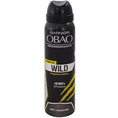 Desodorante Aerosol Obao Wild 150 Ml. Desodorante Aerosol Obao Wild 150 Ml.
