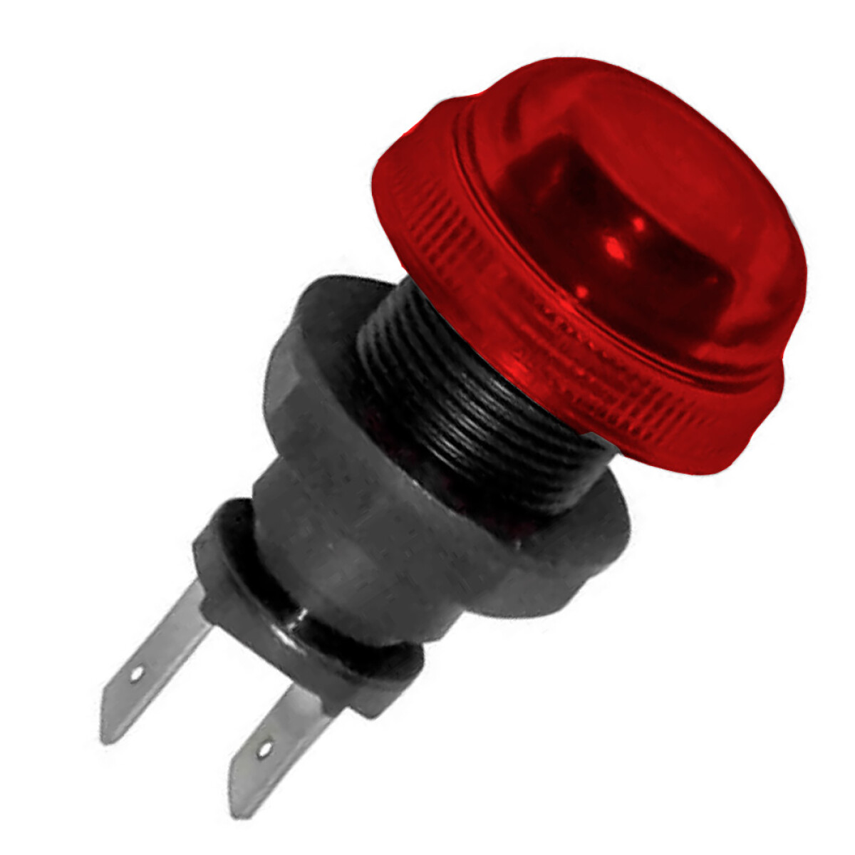 LLAVE BOTON TABLERO - PILOTO ROJO - 