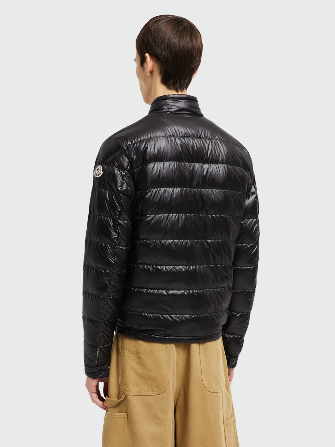 Moncler - Chaqueta Corta Plegable Acorus Negro