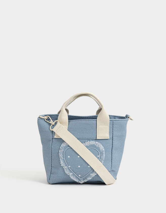 Mochilas y Carteras Infantiles Bandolera Infantil Denim - Azul Gastado