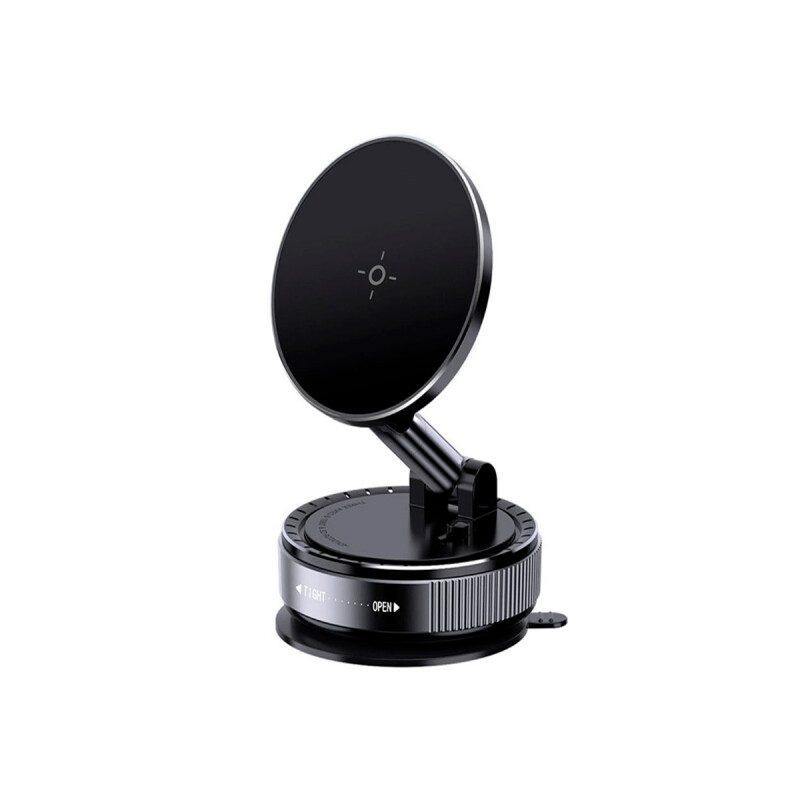 Soporte para auto magnético CL-21 con ventosa color negro Soporte Para Auto Magnético Cl-21 Con Ventosa Color Negro